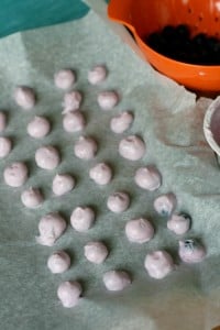 Frozen Yogurt Covered Blueberries - Step 4