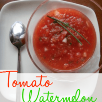 Tomato Watermelon Gazpacho