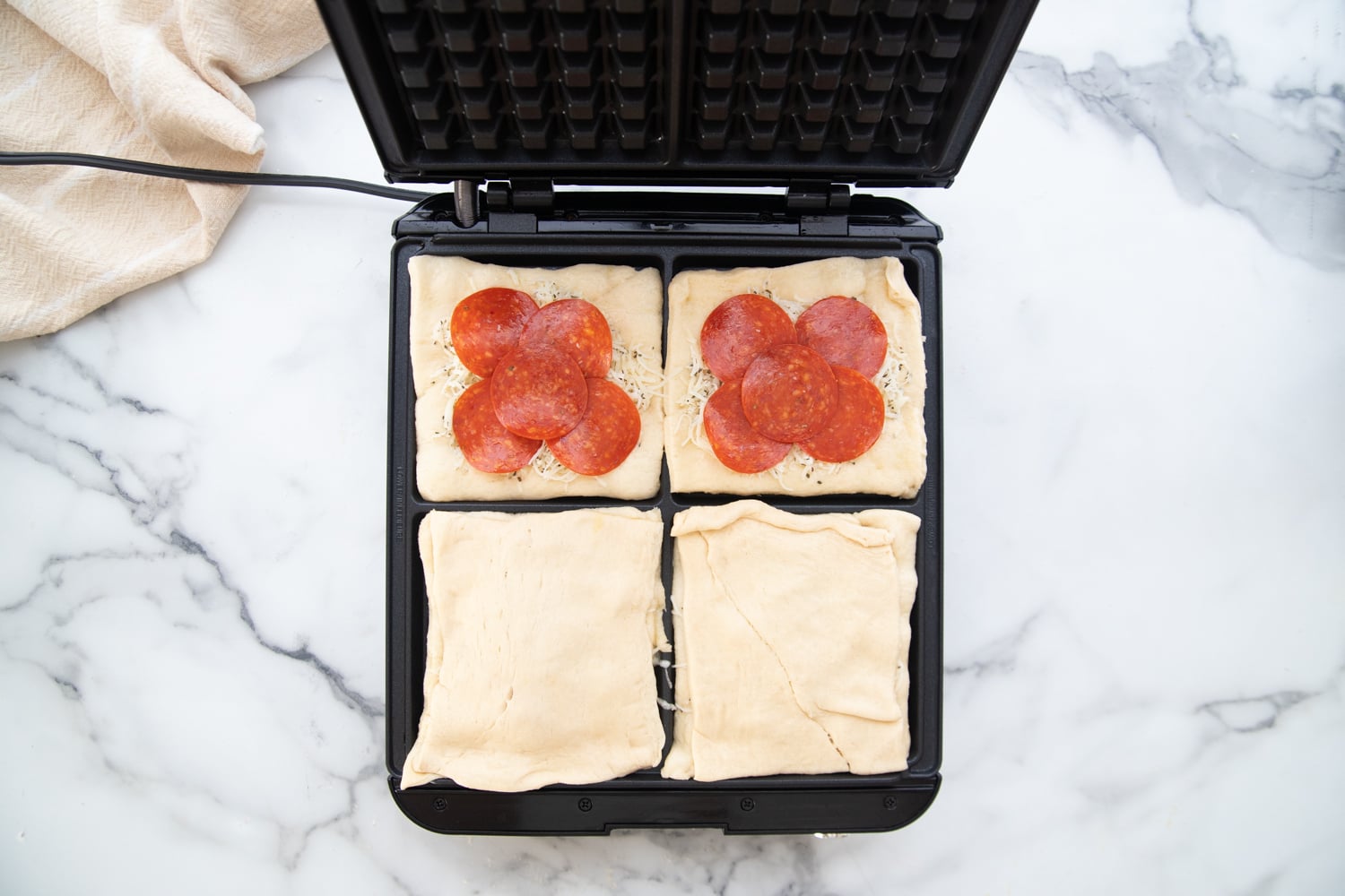 Top of pepperoni top