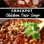 Crockpot Chicken Taco Soup -- Famiy Fresh Meals