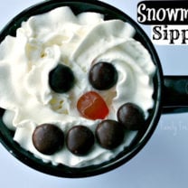 Snowman Hot Chocolate Sipper