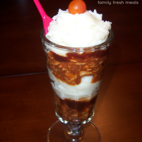 April Fools Meat and Potato Sundae - FamilyFreshMeals.com -