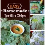EASY Homemade Tortilla Chips recipe