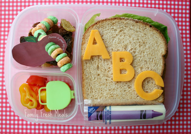 Bento Love: Back to School Lunch & Apple Note Treat!