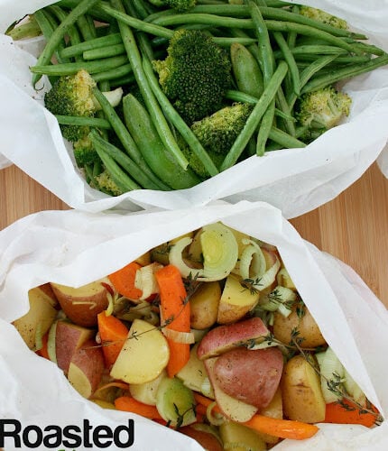How to Roast Vegetables in Parchment Paper - Family Fresh Meals