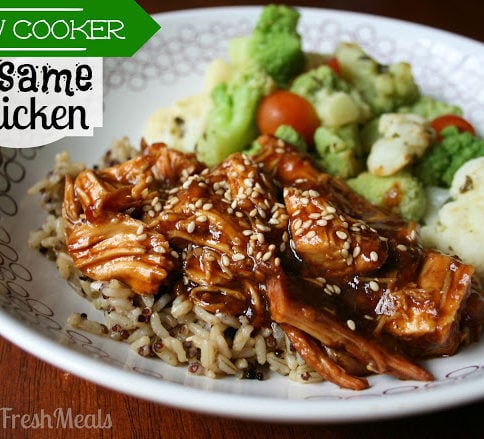 Sweet Slow Cooker Sesame Chicken Recipe Family Fresh Meals