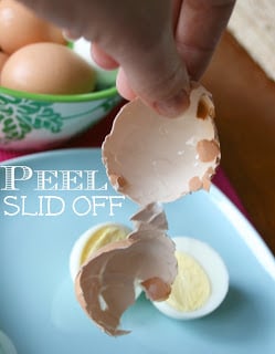 Easy Peel Hard Boiled eggs - How to hard boil perfect eggs in the oven - Family Fresh Meals