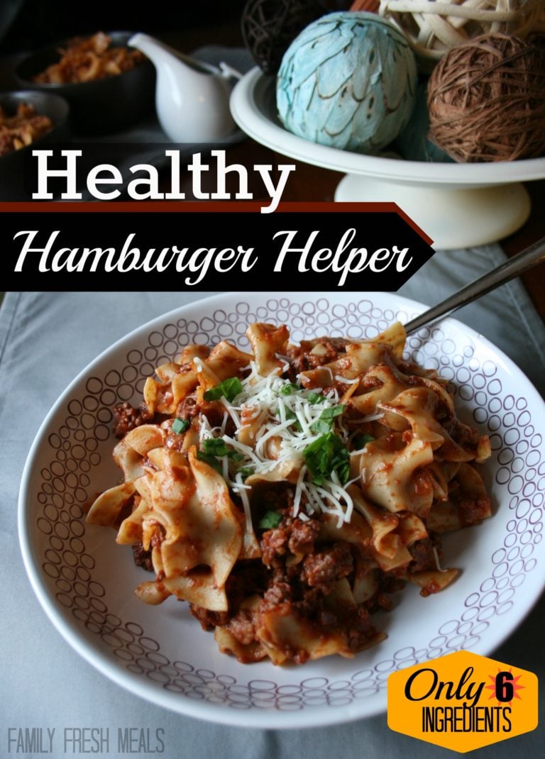 Homemade Healthy Hamburger Helper Recipe