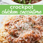 Crockpot Chicken Cacciatore from Family Fresh Meals