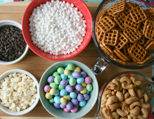 Bunny Bait Ingredients in bowls