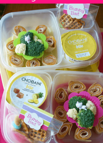 bunny bait recipe packed in 2 lunch boxes
