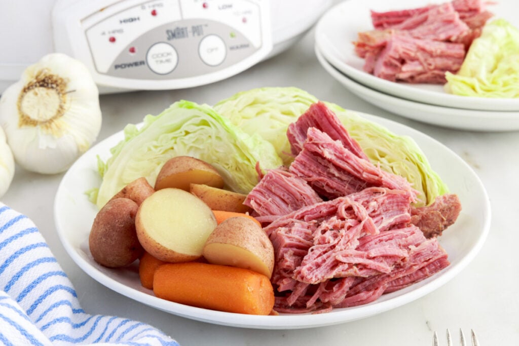 Crockpot Corned Beef and Cabbage