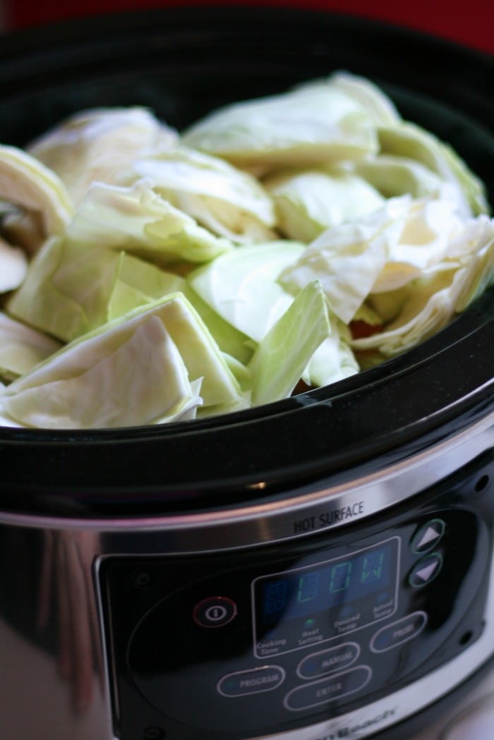 Crockpot Corned Beef and Cabbage - Crockpot cabbage