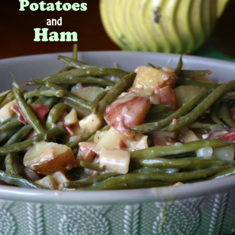 Crockpot Green Beans Potatoes and Ham