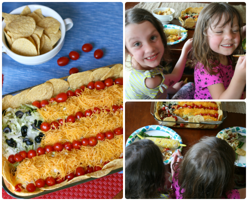 Flag Taco Salad - FamilyFreshMeals.com