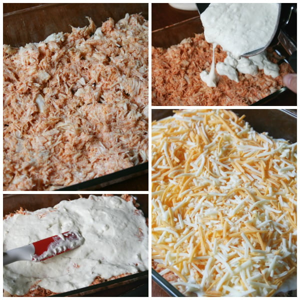 collage image showing the steps to make the recipe