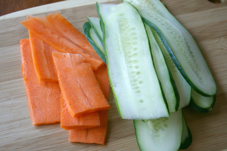 Tofu Vegetable Rolls- Step 1