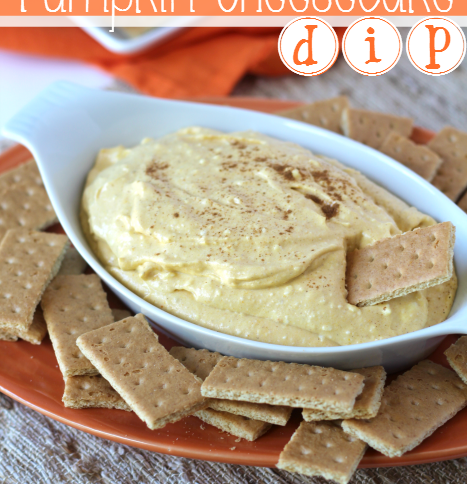 The BEST Pumpkin Cheesecake Dip -- FamilyFreshMeals.com