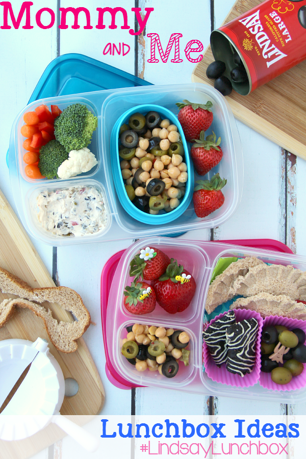 top down view of two packed lunchboxes