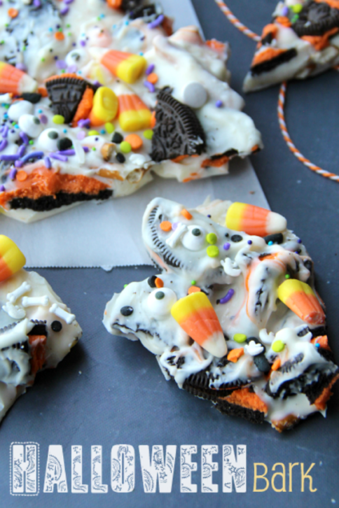 Halloween Bark - Fun Halloween Food for Kids - Famiy Fresh Meals--