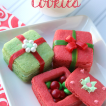 Crafty Holiday Cookies for Kids 3D Present Cookies
