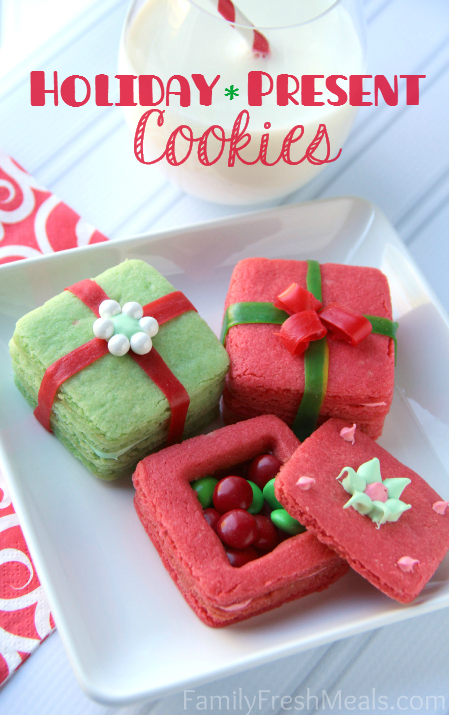 holiday cookies on a white plate