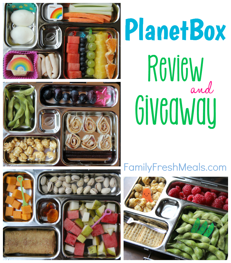 Lunchbox Ideas with PlanetBox Review Giveaway Family Fresh Meals