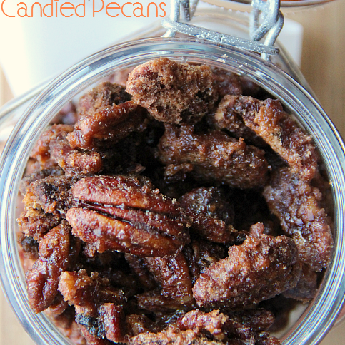 Crockpot Candied Pecans - FamilyFreshMeals.com -