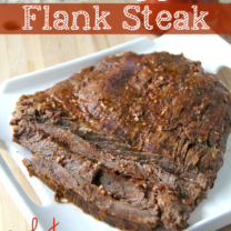 Grill or Crockpot Bloody Mary Flank Steak