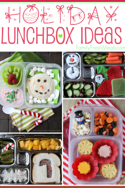 Holiday Lunchbox Ideas -- FamilyFreshMeals.com