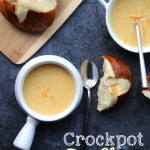 Crockpot Beer Cheese Soup - FamilyFreshMeals.com