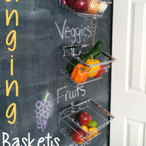 Hanging Baskets for More Kitchen Storage
