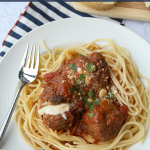 Slow Cooker Cheese Stuffed Meatballs - ___