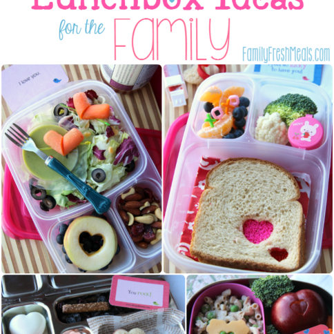 Valentine's Day Lunch box Ideas for the family - FamilyFreshMeals.com