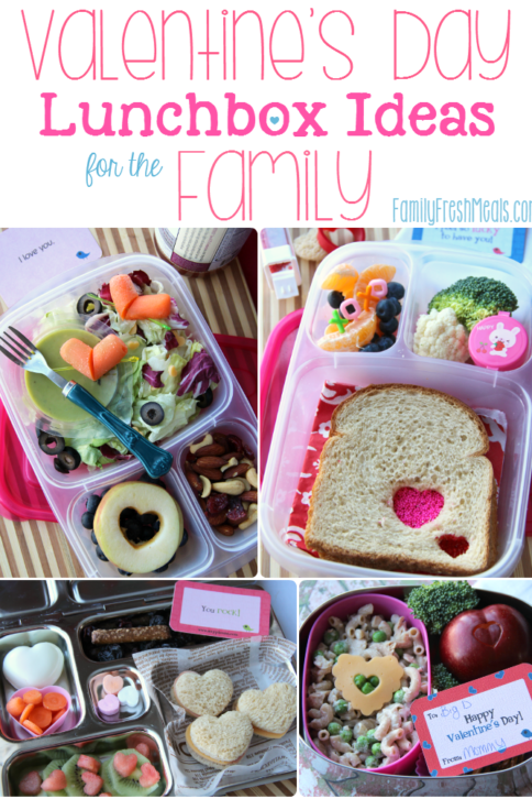 Valentine's Day Lunch box Ideas for the family - FamilyFreshMeals.com