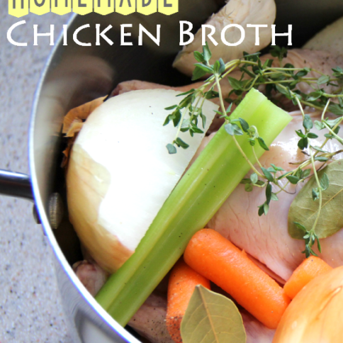 Easy Homemade Chicken Broth - FamilyFreshMeals.com