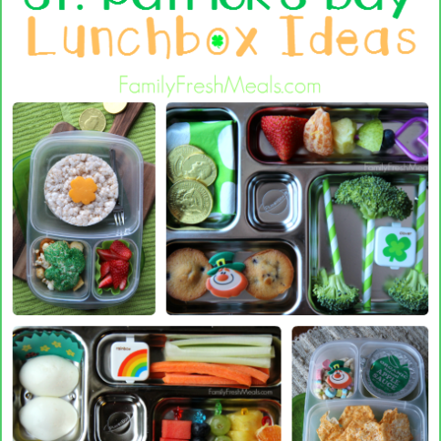 Fun St. Patrick Day School Lunch Ideas ---- FamilyFreshMeals.com