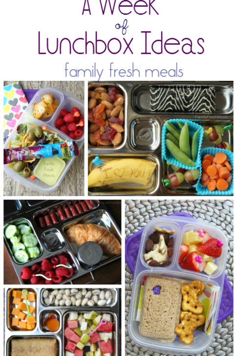 A Week of Lunchbox Ideas - FamilyFreshMeals.com