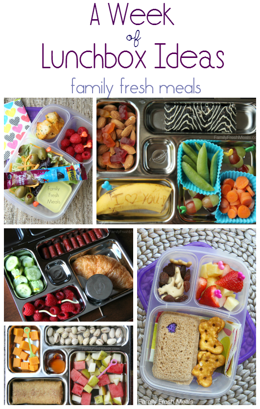 A Week of Lunchbox Ideas