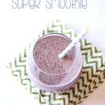 Blueberry Oatmeal Super Smoothie