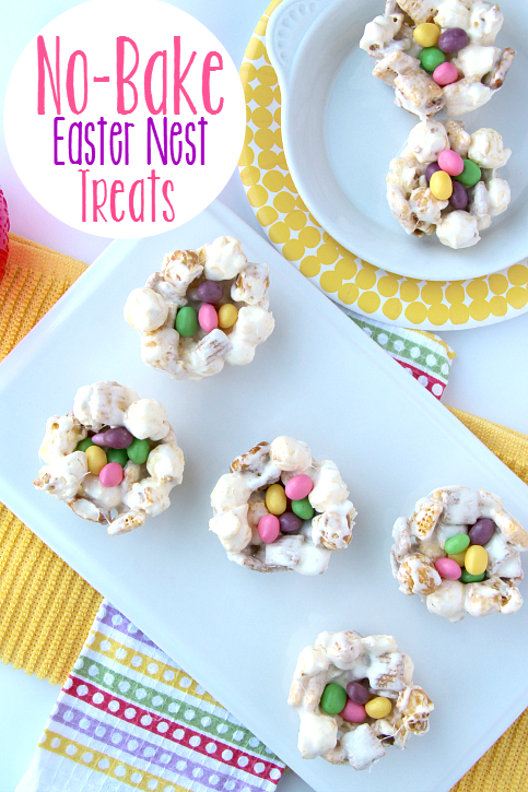 No Bake Easter Nest Treats - FamilyFreshMeals.com