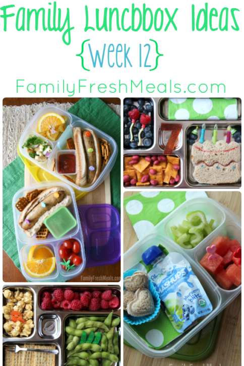 Family Lunch box ideas ---FamilyFreshMeals.com