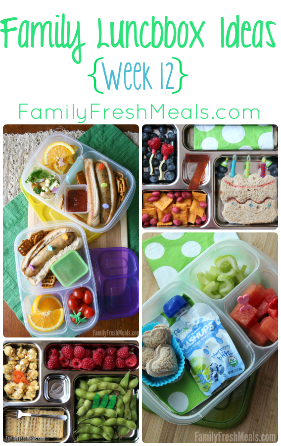 Family Lunch box ideas ---FamilyFreshMeals.com