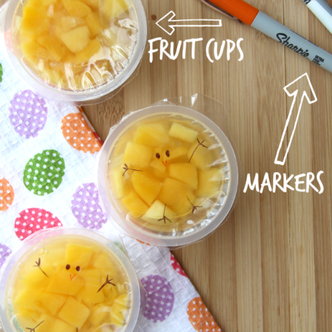 Fun Spring Fruit Cup Snack Idea | FamilyFreshMeals