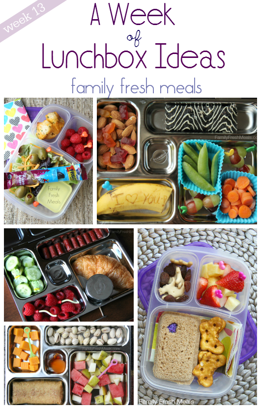 A Week of Lunchbox Ideas - Family Fresh Meals