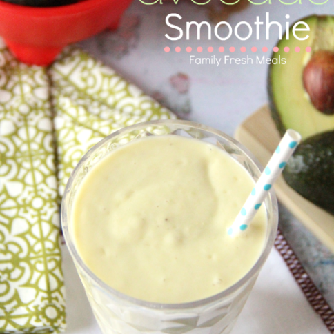 Tropical Avocado Smoothie ------ FamilyFreshMeals.com
