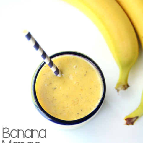 Banana Mango Smoothie -- FamilyFreshMeals.com