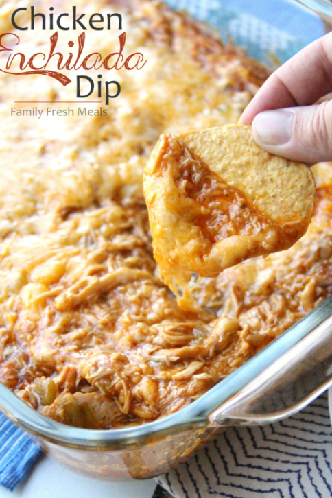 Cheesy Chicken Enchilada Dip - Family Fresh Meals