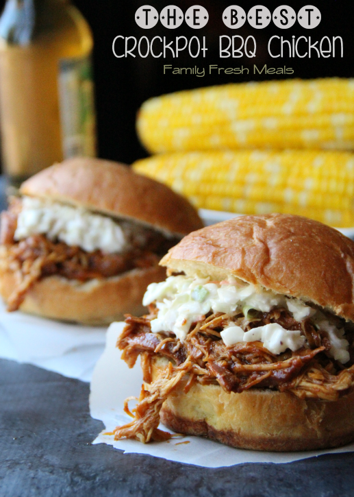 Crockpot Shredded Chicken {Great Freezer Meal} - Spend With Pennies