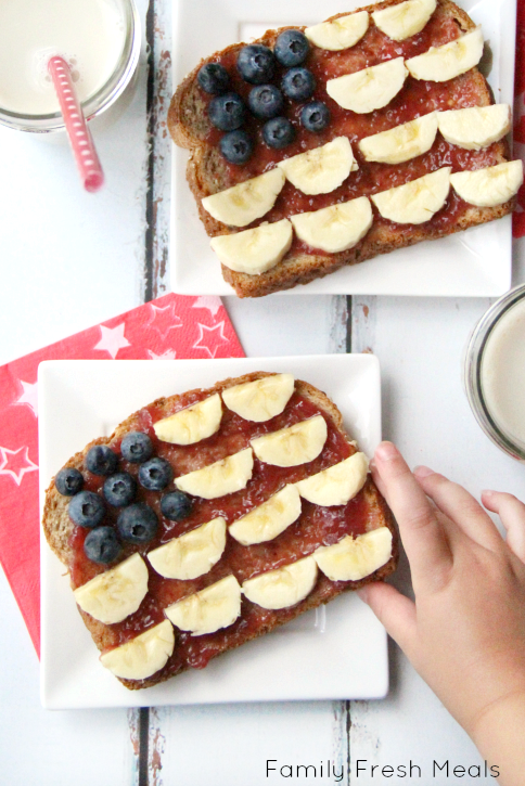 4th of July Breakfast -- FamilyFreshMeals.com